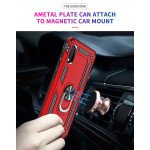 Wholesale Samsung Galaxy A10e Tech Armor Ring Grip Case with Metal Plate (Red)